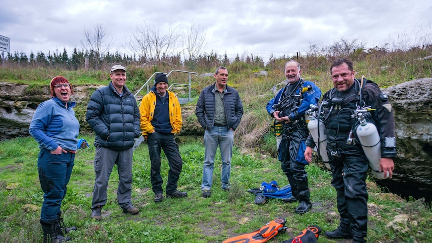 Cave diving enthusiasts meet in South Australia's south-east.