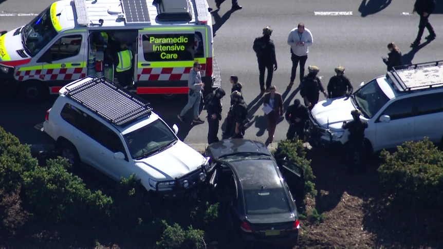 Two men arrested after leading police on a two-hour pursuit through Western Sydney - ABC News