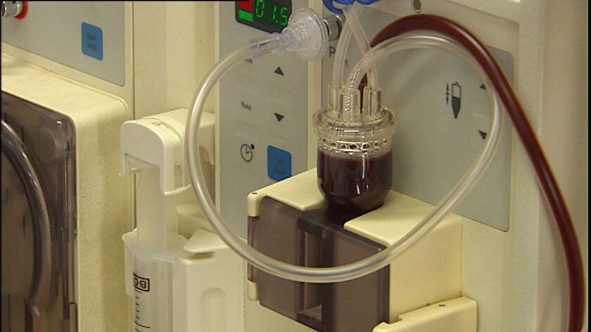 A dialysis machine for patients with kidney disease