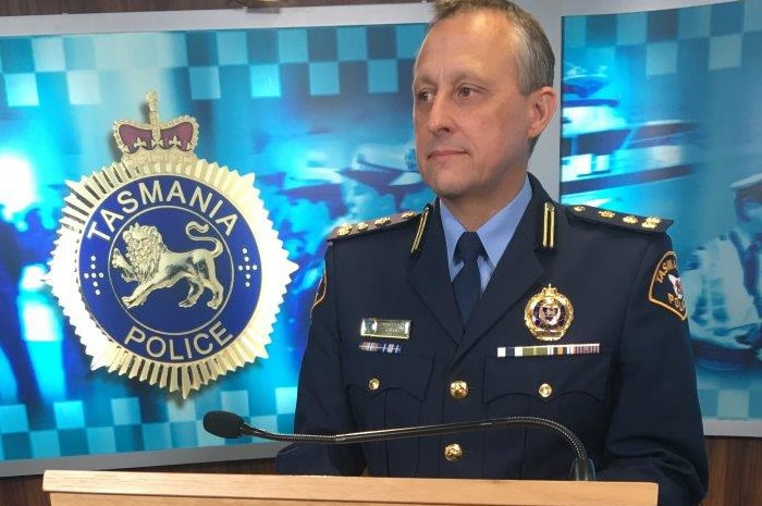 Commander Tony Cerritelli of Tasmania Police Central Command