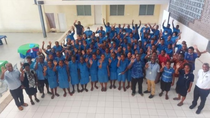 Solomon Islands nurse graduates attend GBV training (MHMS)