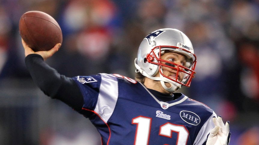 Brady lets one loose for Patriots