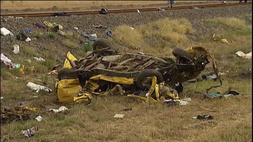 Level crossing accident at Modewarre in Victoria