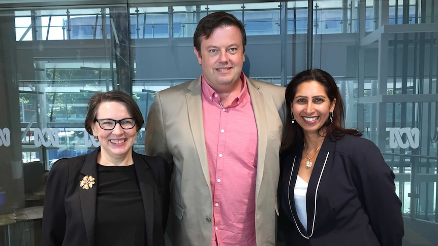 Lucinda Holdforth, Ewan Arthur, Ranjana Srivastava