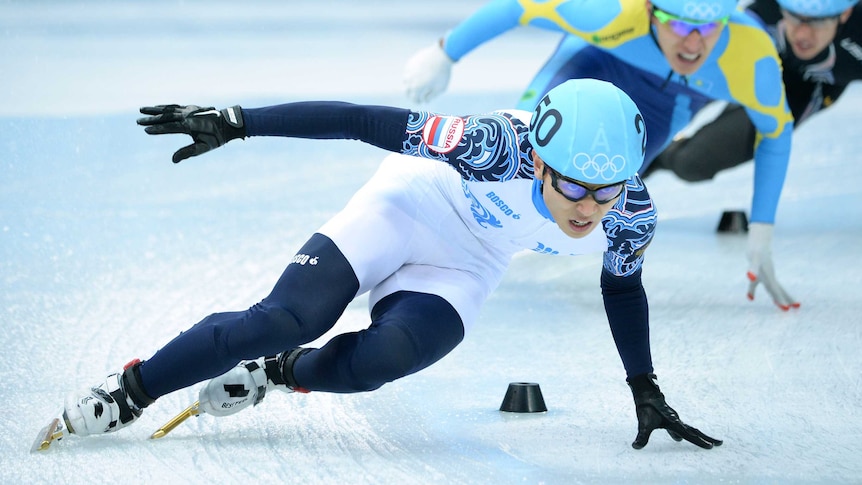 Russian convert Victor Ahn skates into Olympic record books