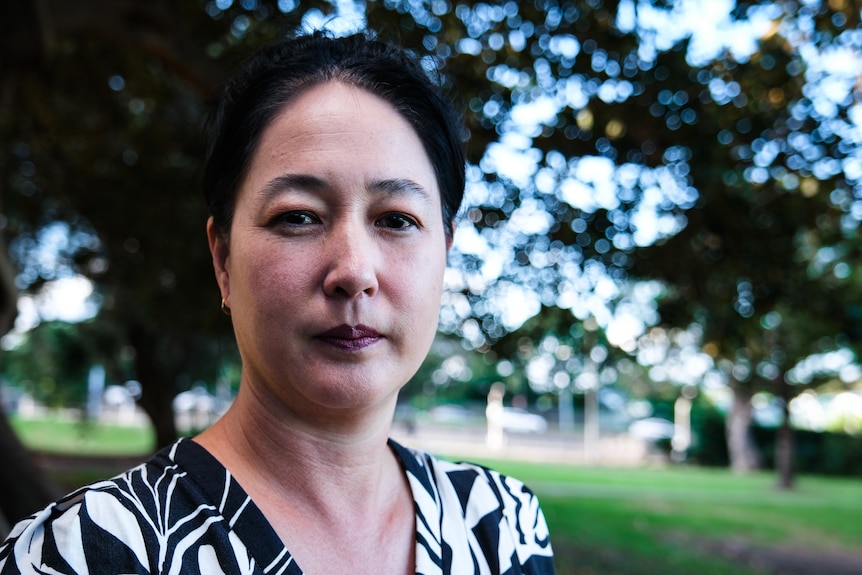 NSW Greens MP for the seat of Newtown Jenny Leong in a park