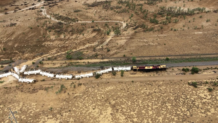 Julia Creek train derailment