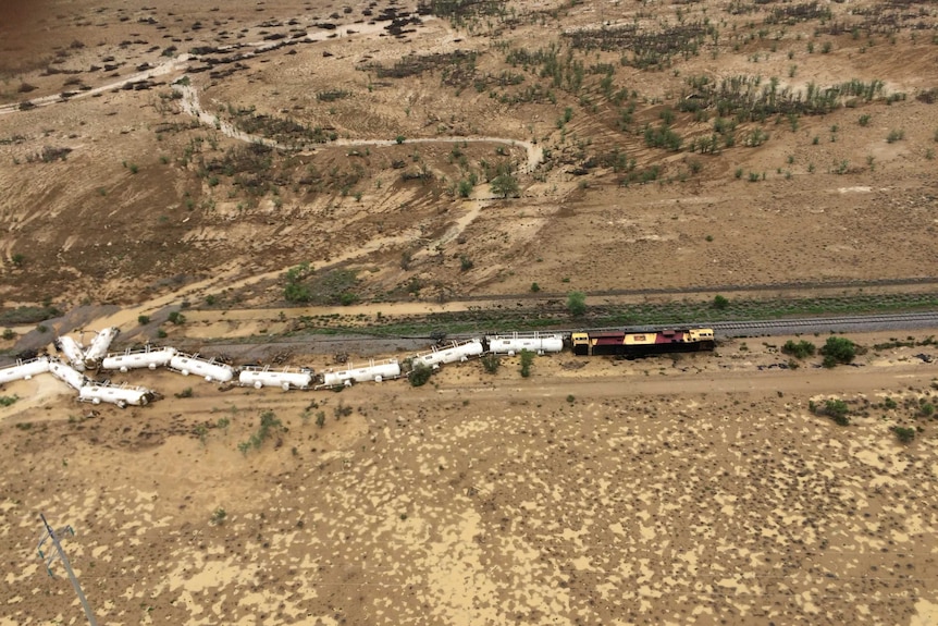 Julia Creek train derailment