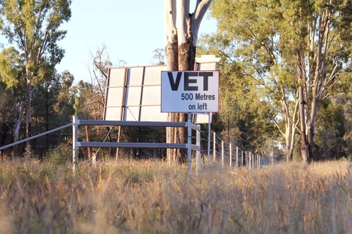 Charleville vet sign