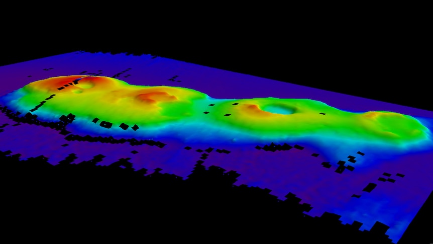 The volcano cluster discovered off the coast of Sydney