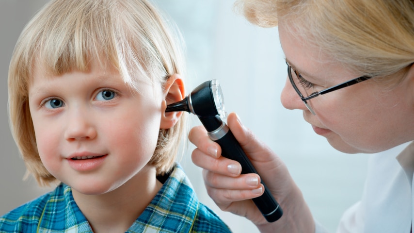 Child sees doctor