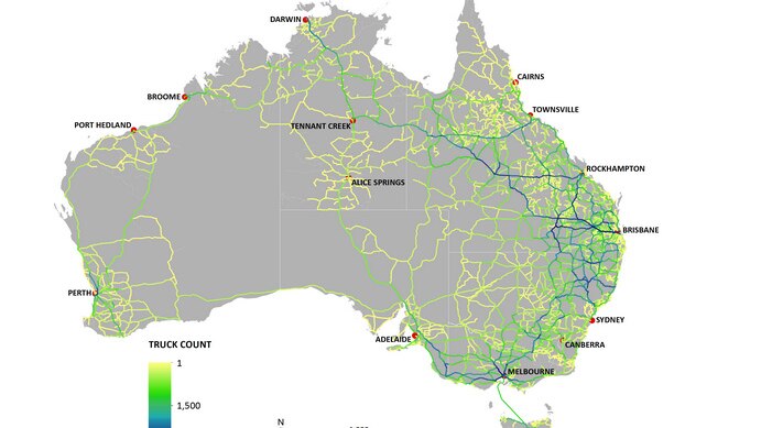 Mapping cattle transport movements
