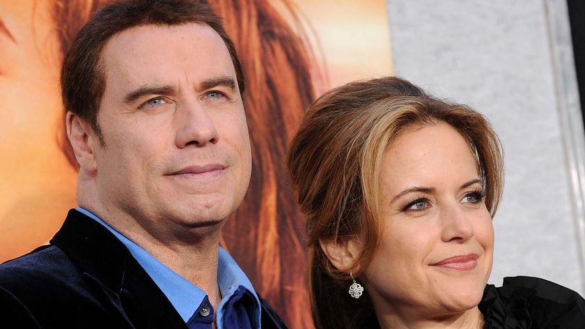 John Travolta and his wife, actress Kelly Preston