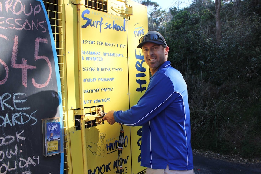 Port Macquarie surf school owner Wayne Hudson