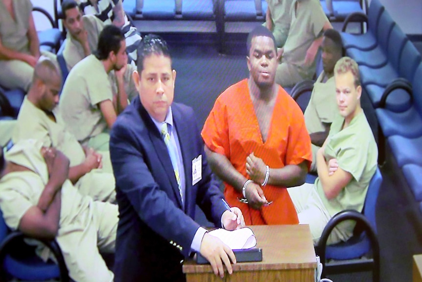 Dedrick Williams appears in court.