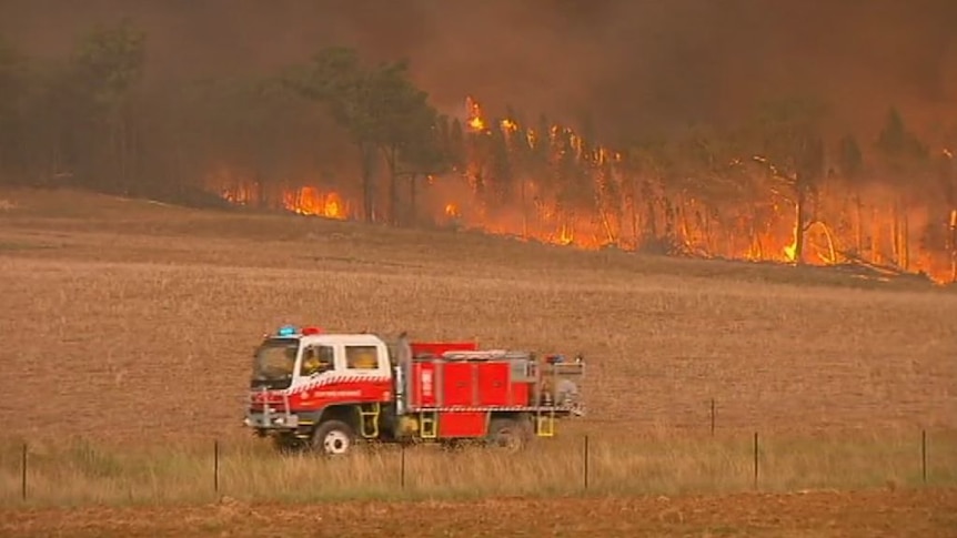 Fast and ferocious fires cause NSW residents to flee