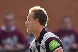 Daly Cherry-Evans of Manly makes a break