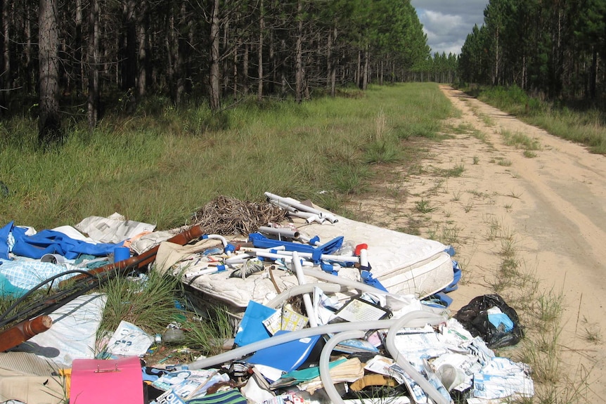 Rubbish dumping is a constant problem.