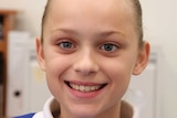 Close up of Hayley Moore who has a prosthetic eye.