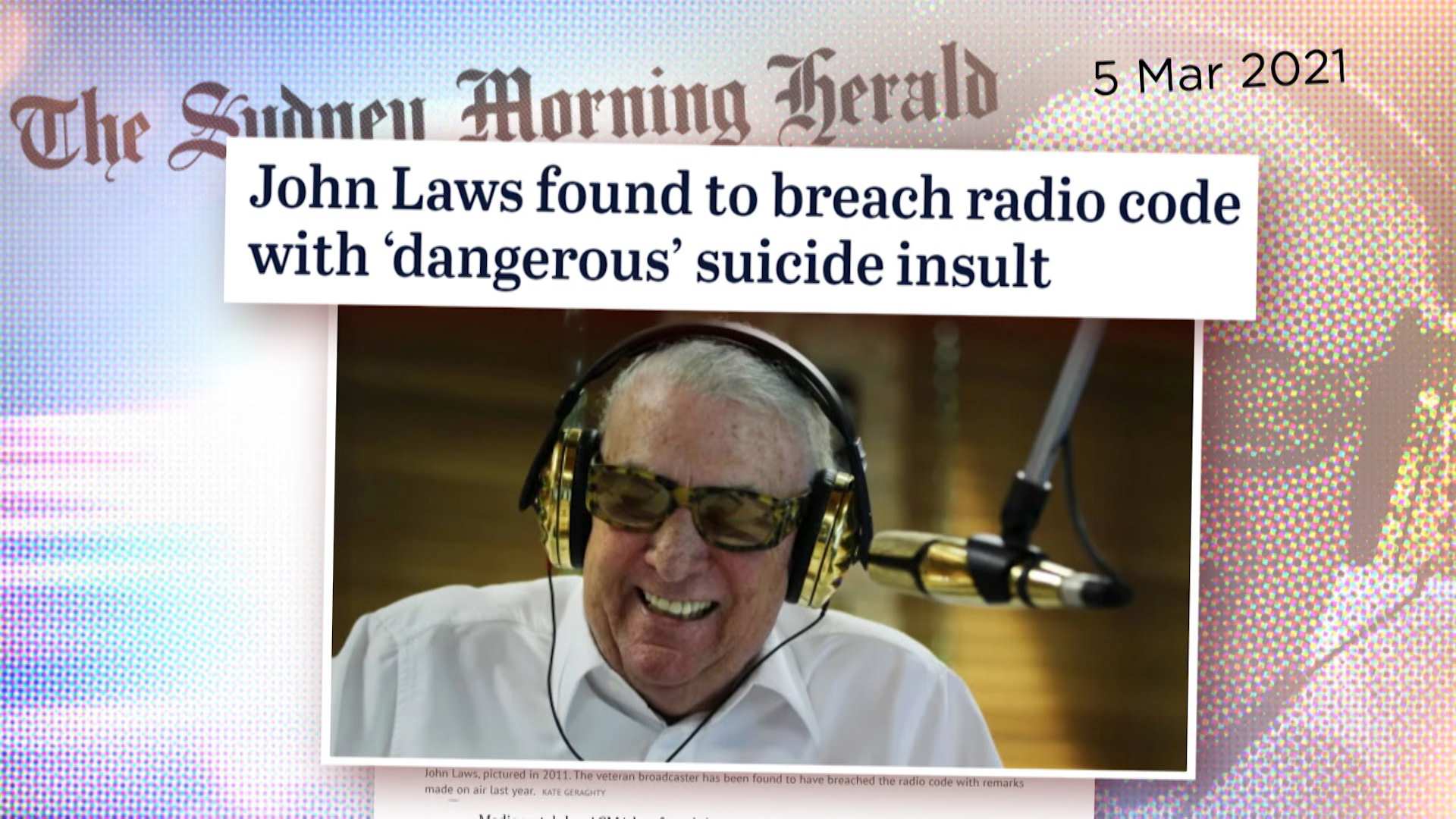 Lawless John Laws - Media Watch