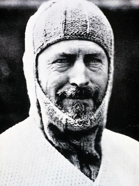 Sir Douglas Mawson in Antarctica.