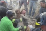 Ten year old girl rescued from rubble 17 hours after quake