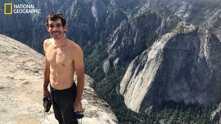Alex Honnold stands atop El Capitan