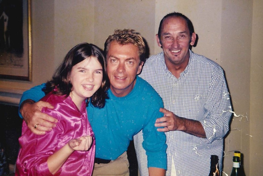 A young Sarah, John and Dennis