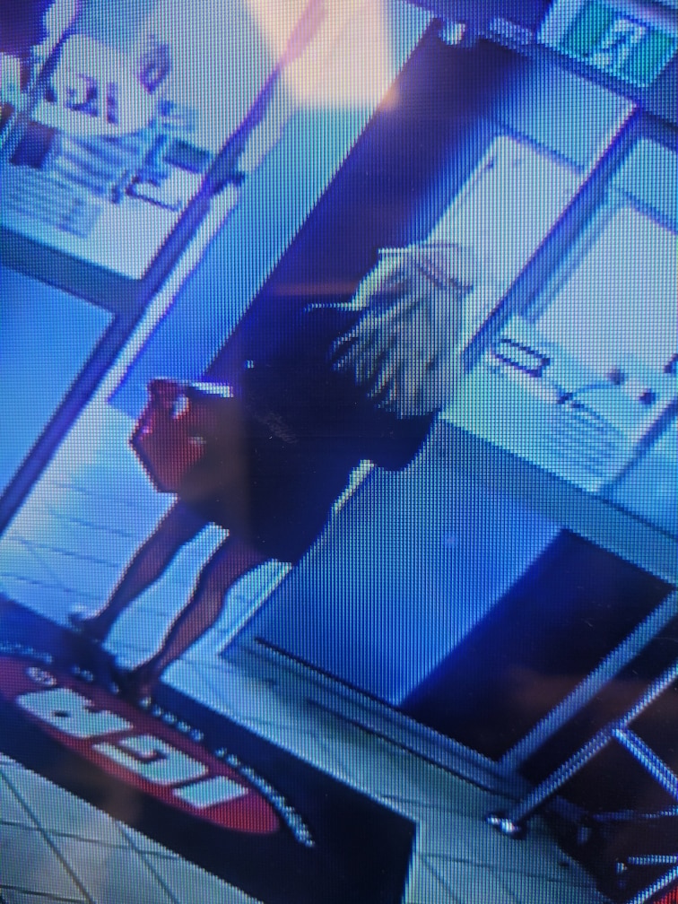 cctv of person with basket