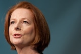 Prime Minister Julia Gillard speaks at the Kingston Community Cabinet meeting in Tasmania on Monday, October 3, 2011.