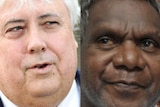 Clive Palmer and Francis Xavier Kurrupuwu