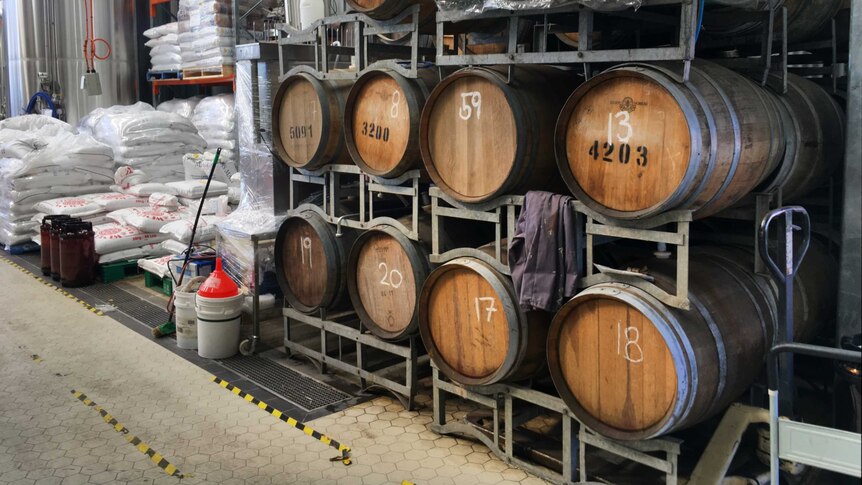 Beer barrels