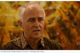 Mantan PM Malcolm Turnbull berbicara dengan Presiden Joko Widodo