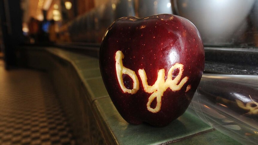 Apple says bye
