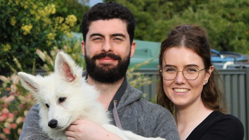 A Facebook photo of Aldinga couple Ben Moore and Hayley Beadman.