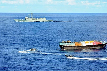 HMAS Darwin drug seizure