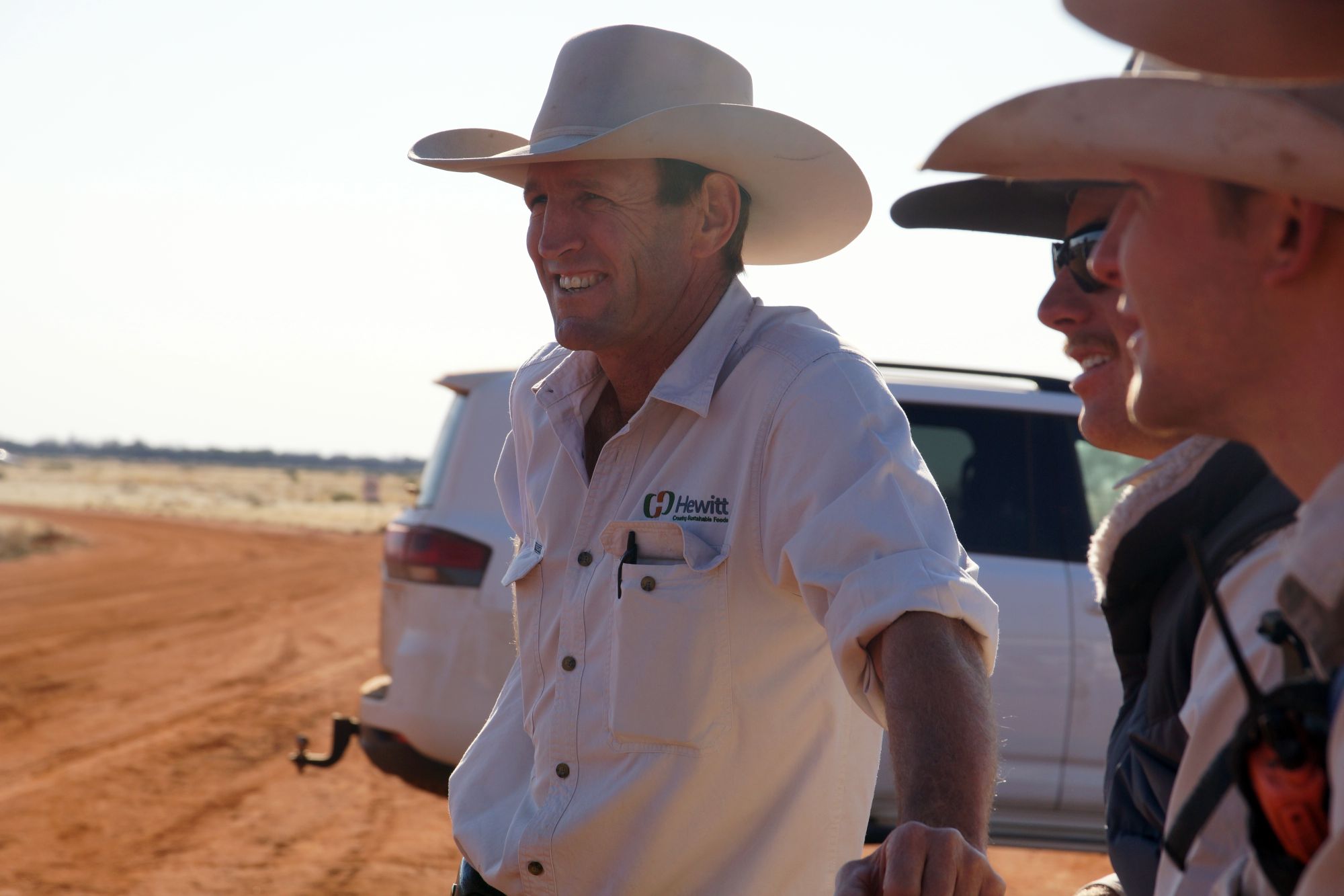 A man wearing a cowboy hat.