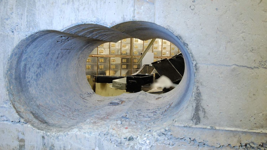 Thieves used a Hilti DD350 drill to bore through the concrete wall inside Hatton Garden Safety Deposit Ltd