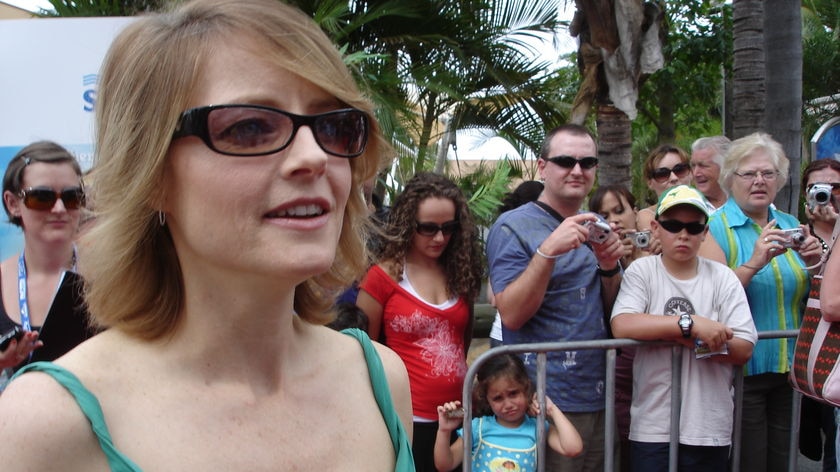 Nim's Island premiere: Jodie Foster says she would "absolutely" consider doing a sequel.