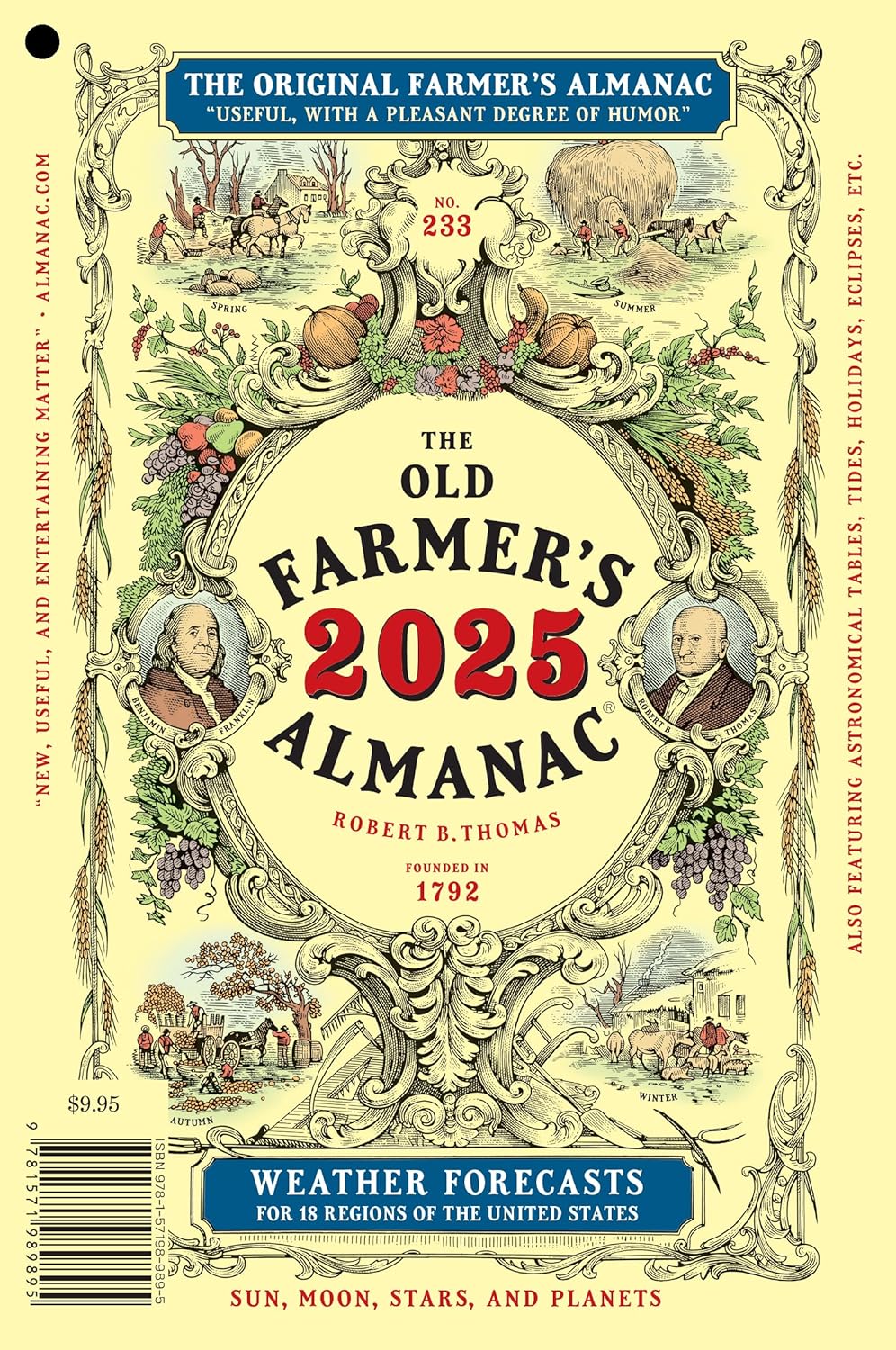 A image of the Old Farmer's Almanac 2025 cover