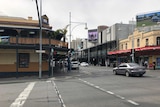 Corner of Hindley and Morphett streets in Adelaide