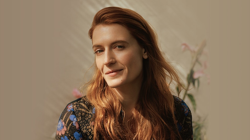 A 2018 press shot of Florence Welch of Florence + The Machine