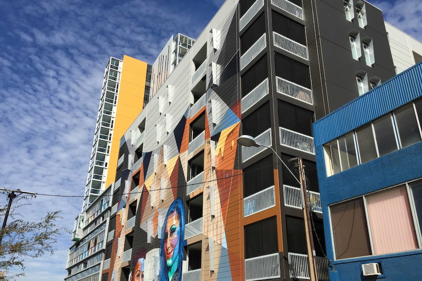 Common Ground low cost housing viewed from street level