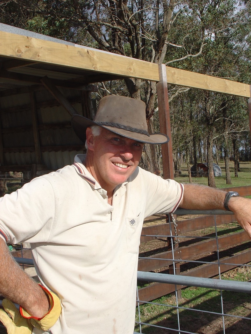 Tree change farmer Andrew Campbell.