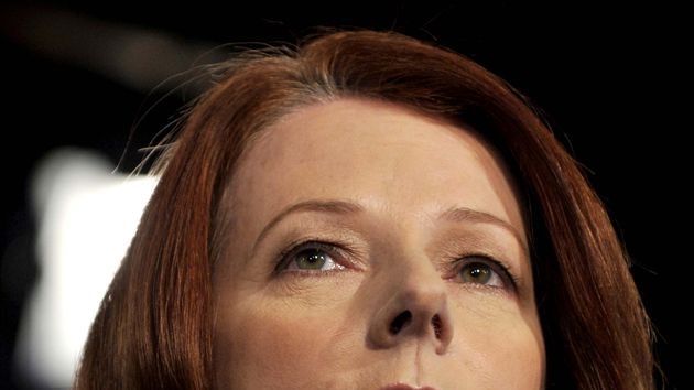 Ms Gillard tied with Mr Abbott as preferred prime minister in the poll for the first time.