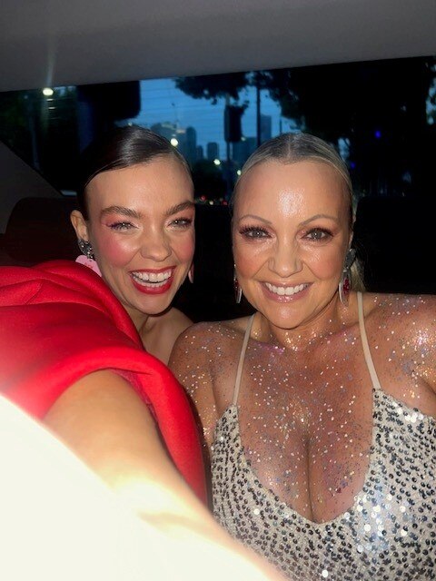 Image of Sarah and Chloe Hayden together smiling.