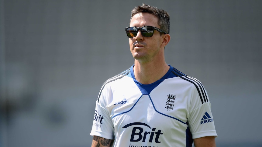 Kevin Pietersen at training