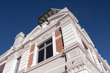 Guildford Hotel's classical facade has been restored.