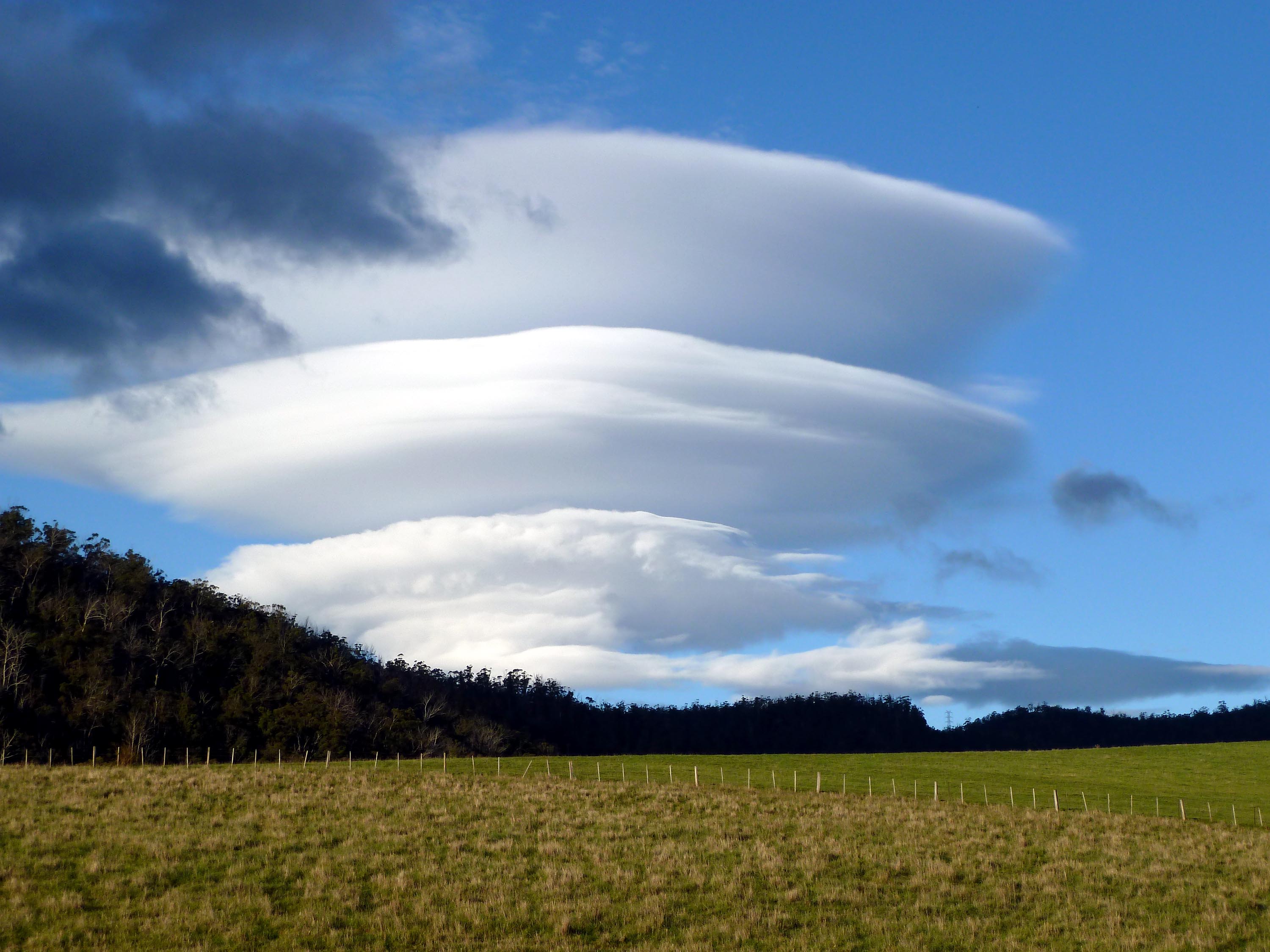 Лентикулярные облака - редкое природное явление Мир за окошком Дзен