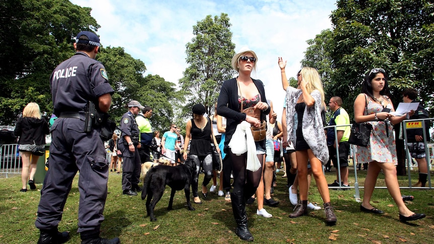 Kate and Anna, who were strip searched on their way to a festival